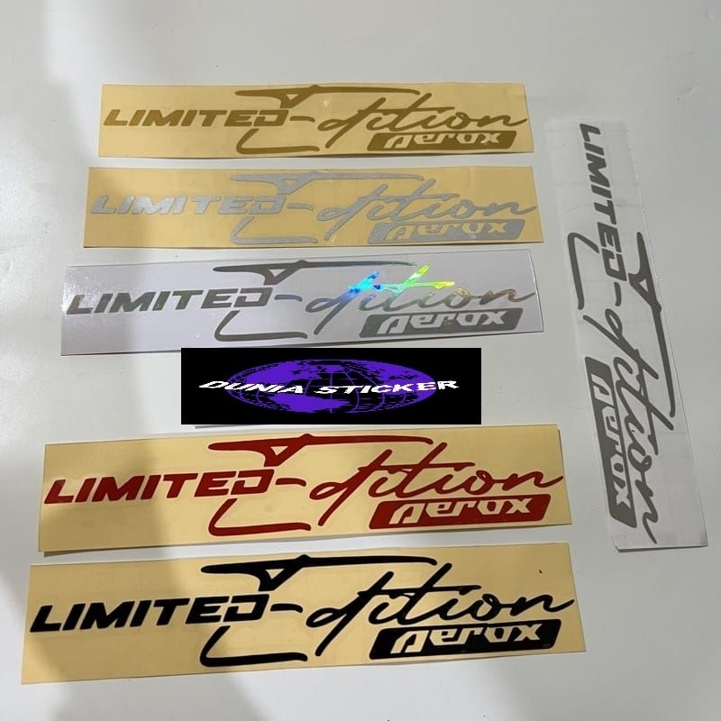 Jual Stiker Limited Edition Aerox Sticker Cutting Stiker Viral Motor ...