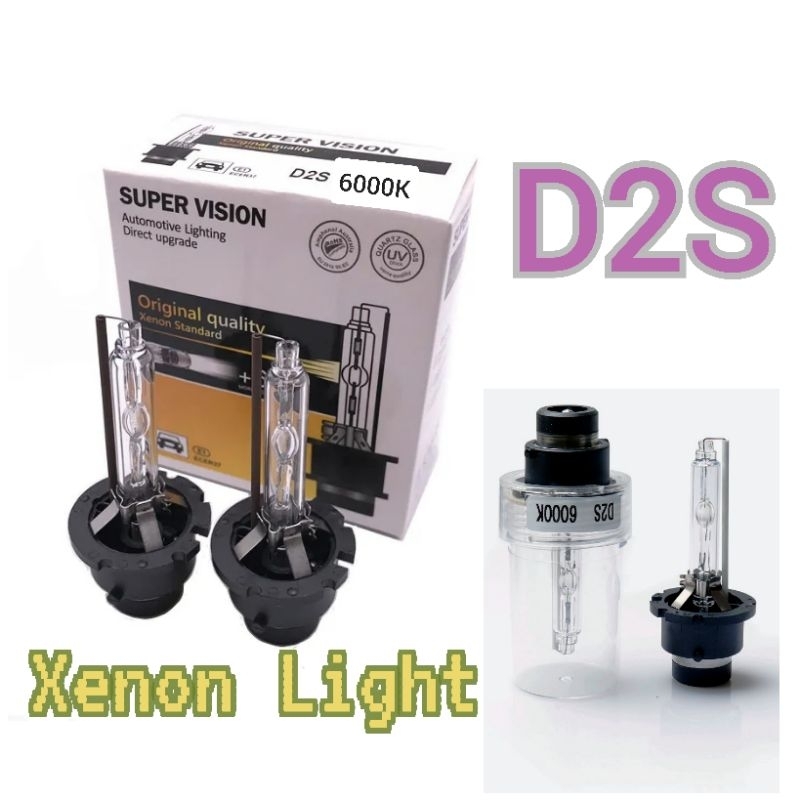 Jual Headlamp Xenon D S Super Vision Bohlam Lampu Utama Shopee Indonesia