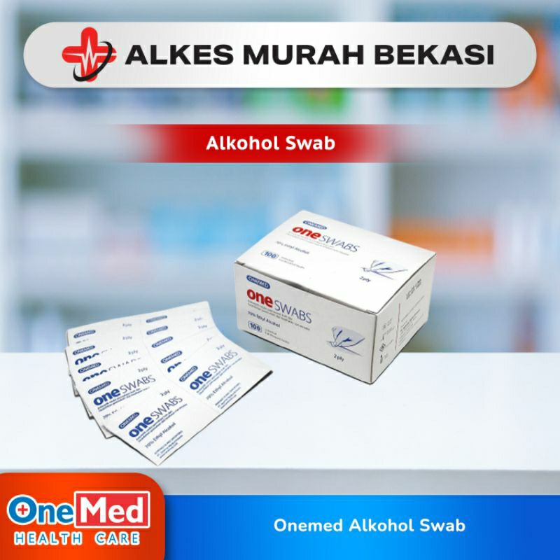 Jual Oneswabs Alcohol Swab Alkohol Swab Onemed Shopee Indonesia