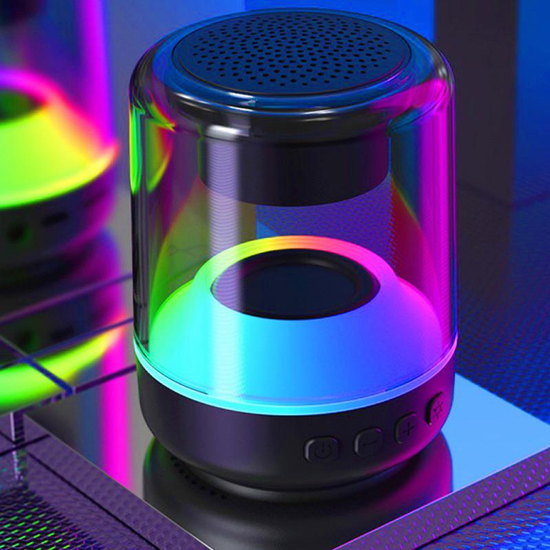 Jual Speaker Lampu RGB True Wireless Speaker Colorful Lights Speaker