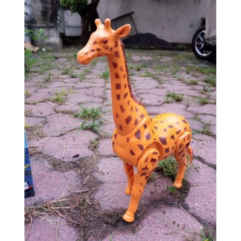 Jual UKURAN BESAR | Mainan Anak Hewan Binatang Jerapah Bisa Jalan dan ...