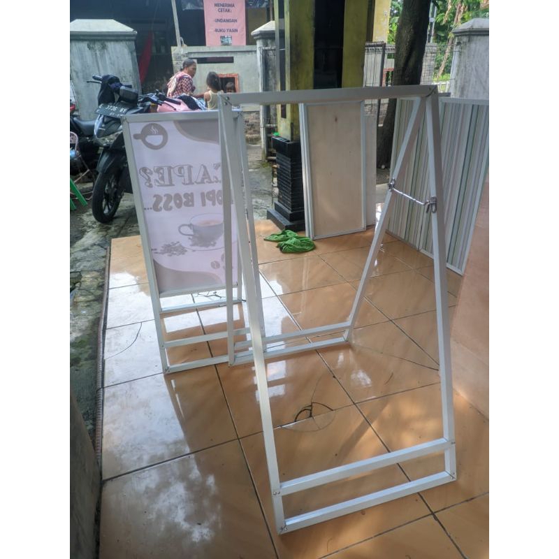 Jual Rangka Stand Banner Dua Sisi Shopee Indonesia 6737