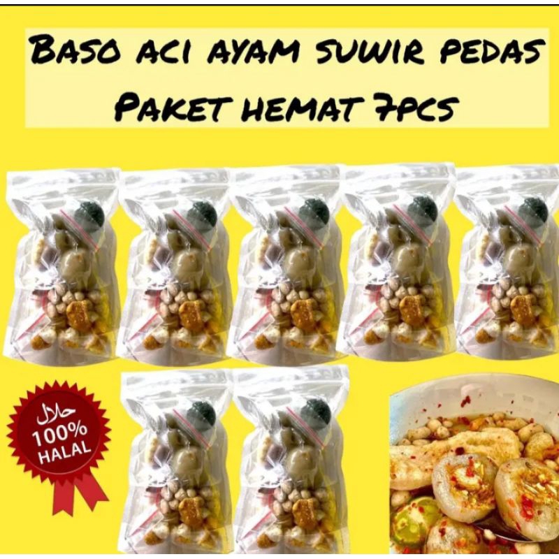 Jual Paket Baso Aci Pedas 7 Bungkus Makanan Instan Shopee Indonesia