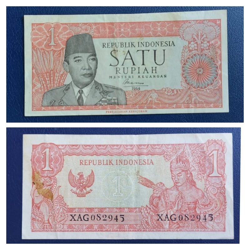 Jual Uang Kuno Negara Indonesia Series Sukarno 1 Rupiah 1960 Series