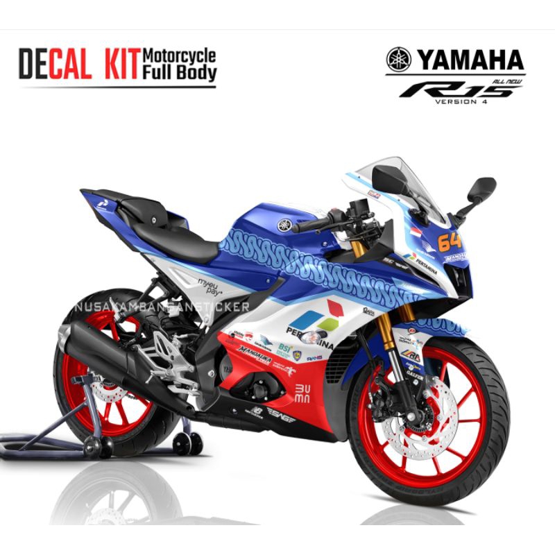 Jual Decal R15 V4 New Mandalika Stiker R15 V4 Full Body Shopee Indonesia