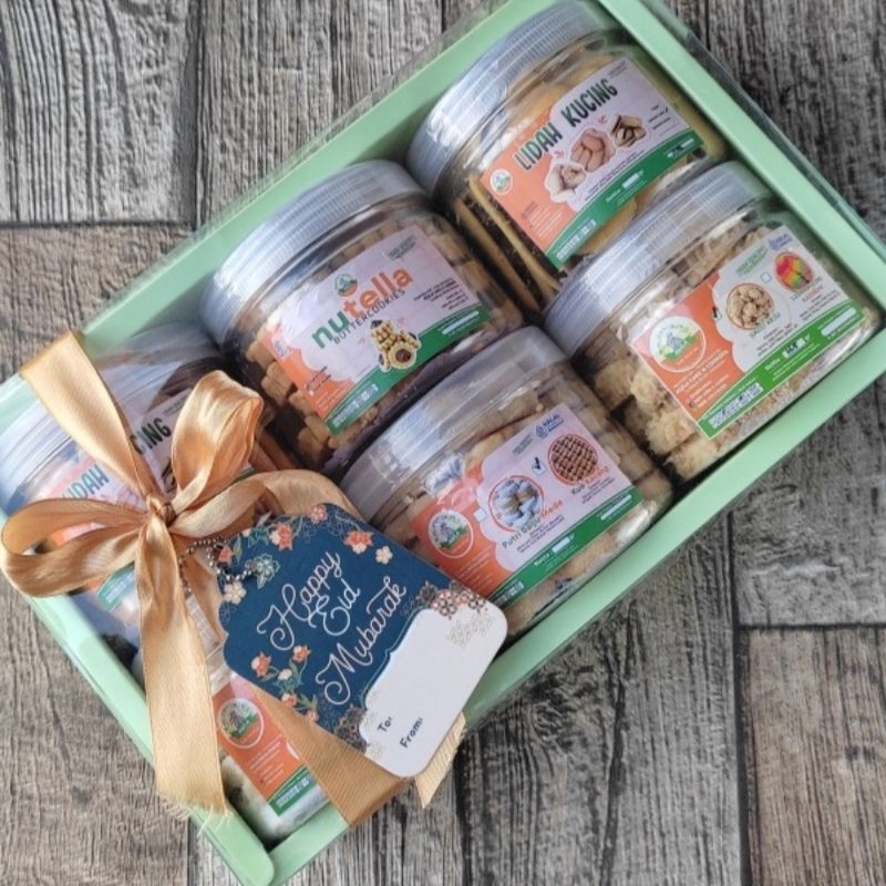 Jual Box Kue Kering Hampers Natal Toples Jar Hampers Natal Kue Kering