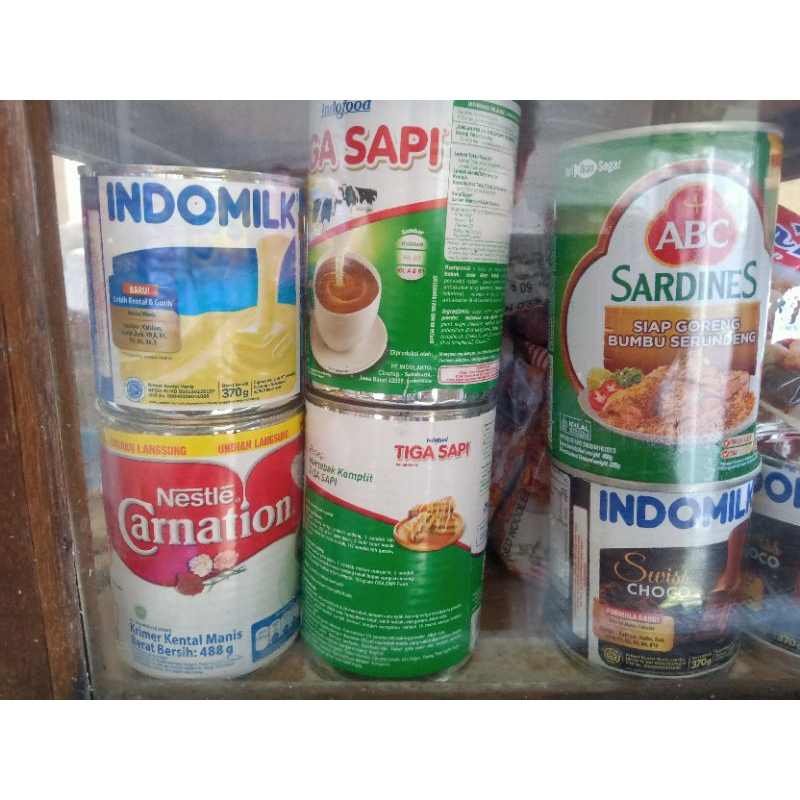 Jual Susu kaleng Tiga Sapi, Carnation, Indomilk | Shopee Indonesia