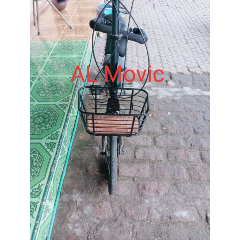 Jual Keranjang sepeda Lipat fronblok alas kayu Fron Rack depan sepeda ...