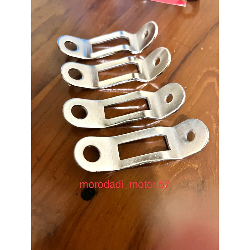 Jual bracket tabung minyak rem besi Crome breket dudukan tabung master ...