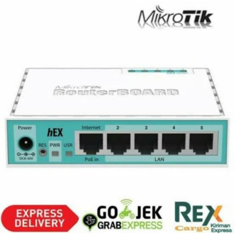 Jual Mikrotik RouterBoard RB750Gr3 hEX 5 Port Gigabit | Shopee Indonesia