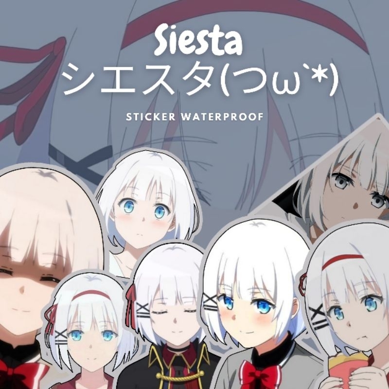 Jual STICKER ANIME SIESTA TANTEI WA MOU SHINDEIRU (WATERPROOF) | Shopee ...