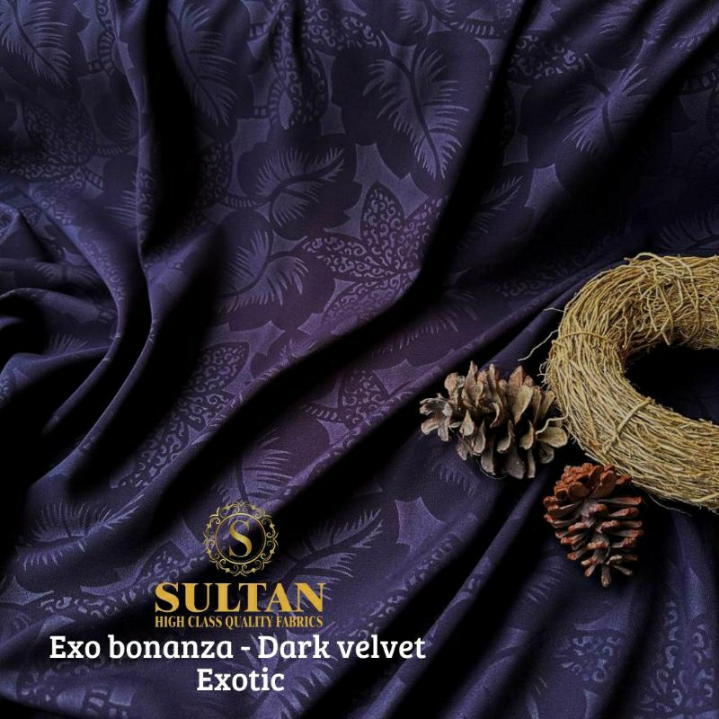 Jual Kain Abaya Sultan Exo Bonanza Emboss Exotic | Shopee Indonesia