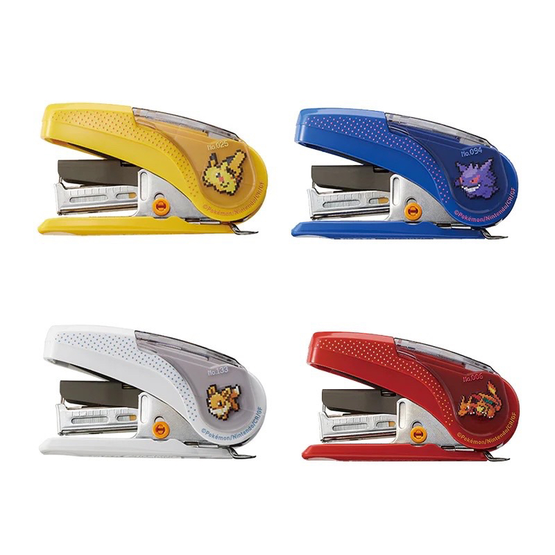Jual Max Sakuri Stapler Pokemon Pixelated Pikachu Charizard Eevee ...
