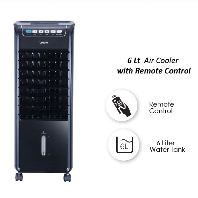 Jual Midea Air Cooler 6.0 Liter AC100-A/B - Remote Control - Timer 7 ...