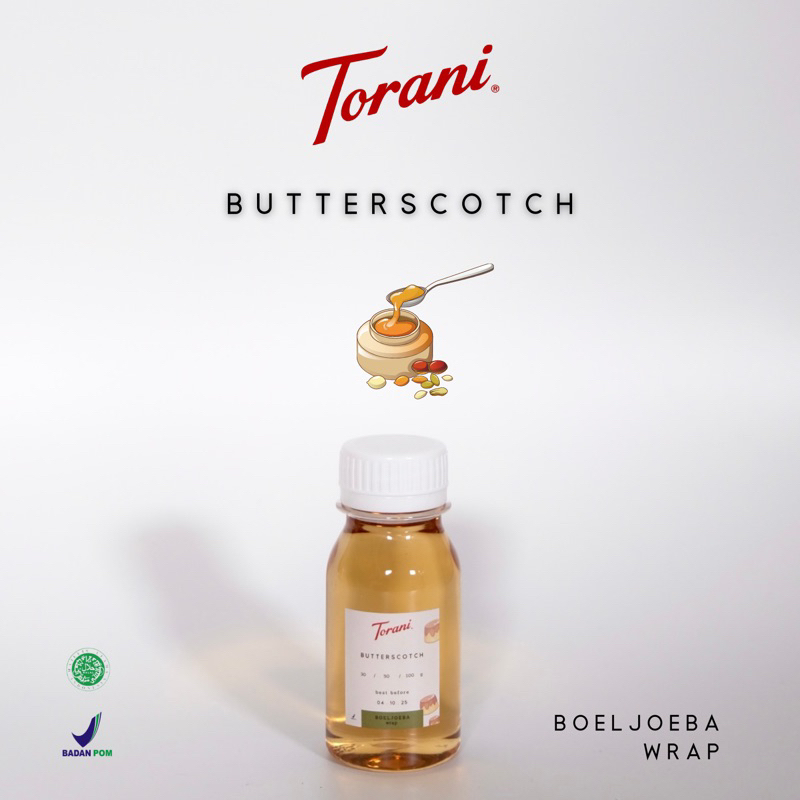 Jual Torani Butterscotch Syrup Repack [30, 50, 100] g Shopee Indonesia