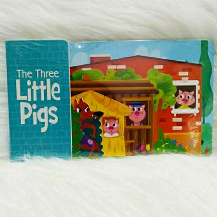Jual BUKU THE THREE LITTLE PIGS Layered Tab Dongeng Anak Boardbook ...
