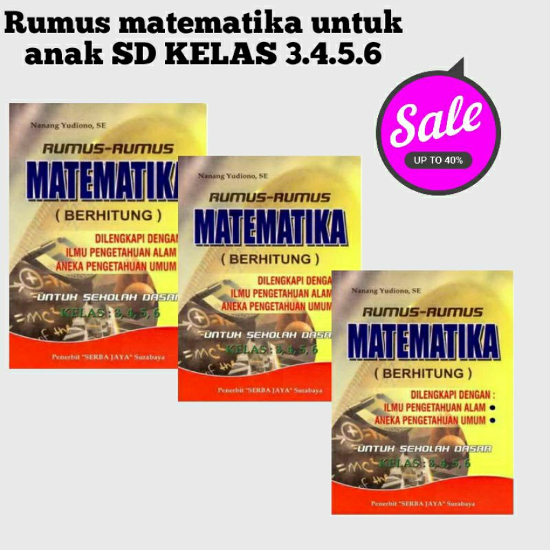 Jual Rumus Rumus Sd Kelas 3456 Lengkap Terbaru Shopee Indonesia 2218