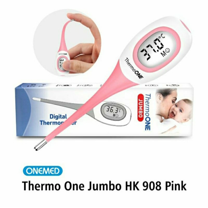 Jual ONEMED Termometer Digital Jumbo HK 908 Shopee Indonesia