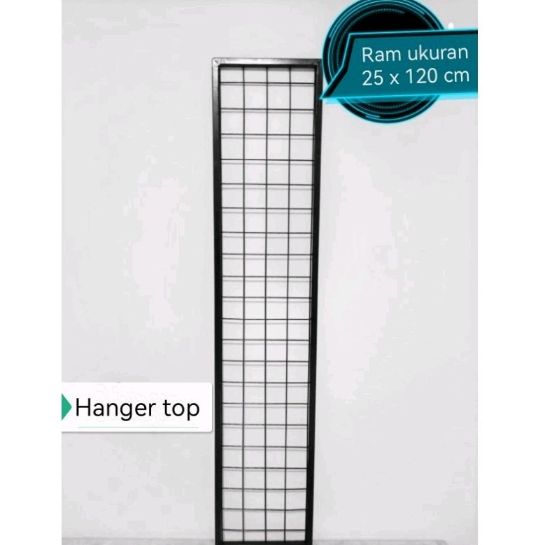 Jual RAM BINGKAI HITAM UKURAN 25 X 120 CM SHOCK | Shopee Indonesia