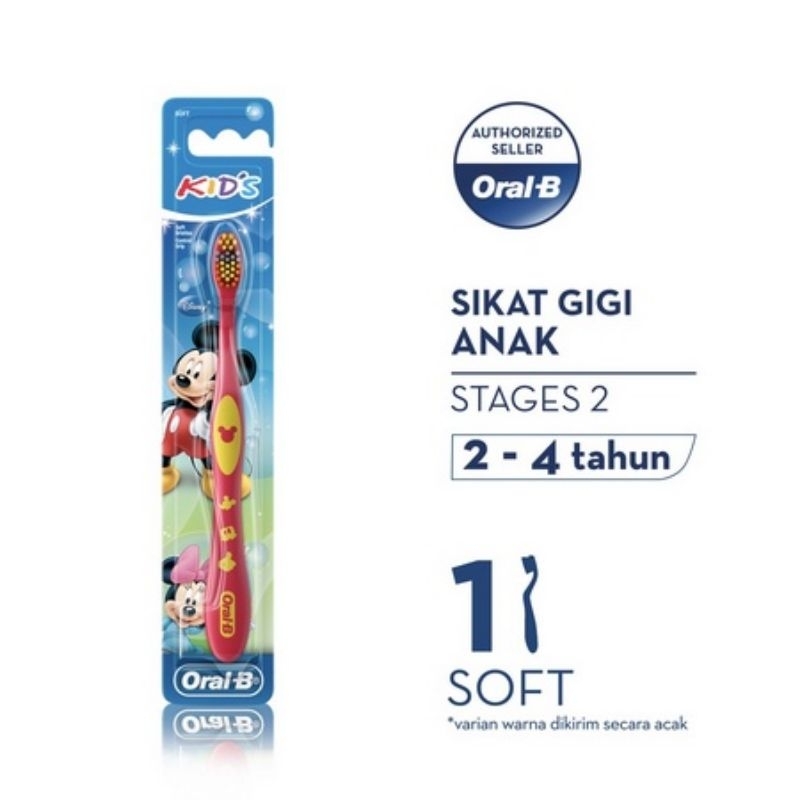 Jual Oral - B Sikat Gigi Anak Mickey ( 2-4 Tahun ) | Shopee Indonesia