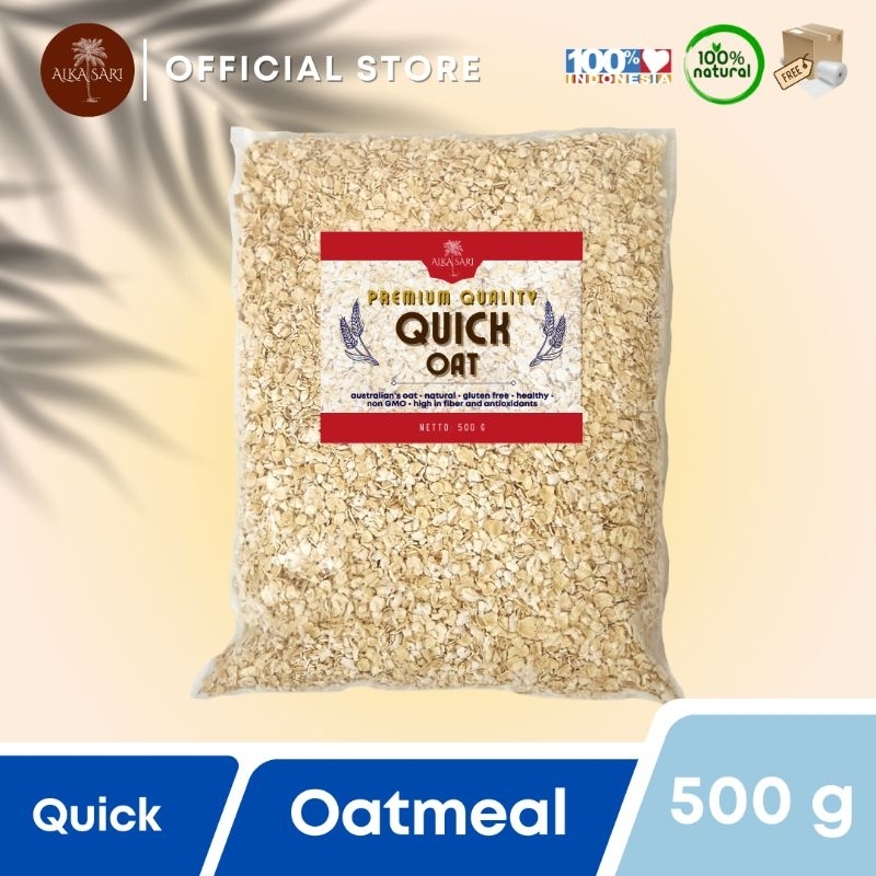 Jual Quick Oat / Quick Rolled Oat / Instan Oat Premium Alka Sari 1 Kg ...