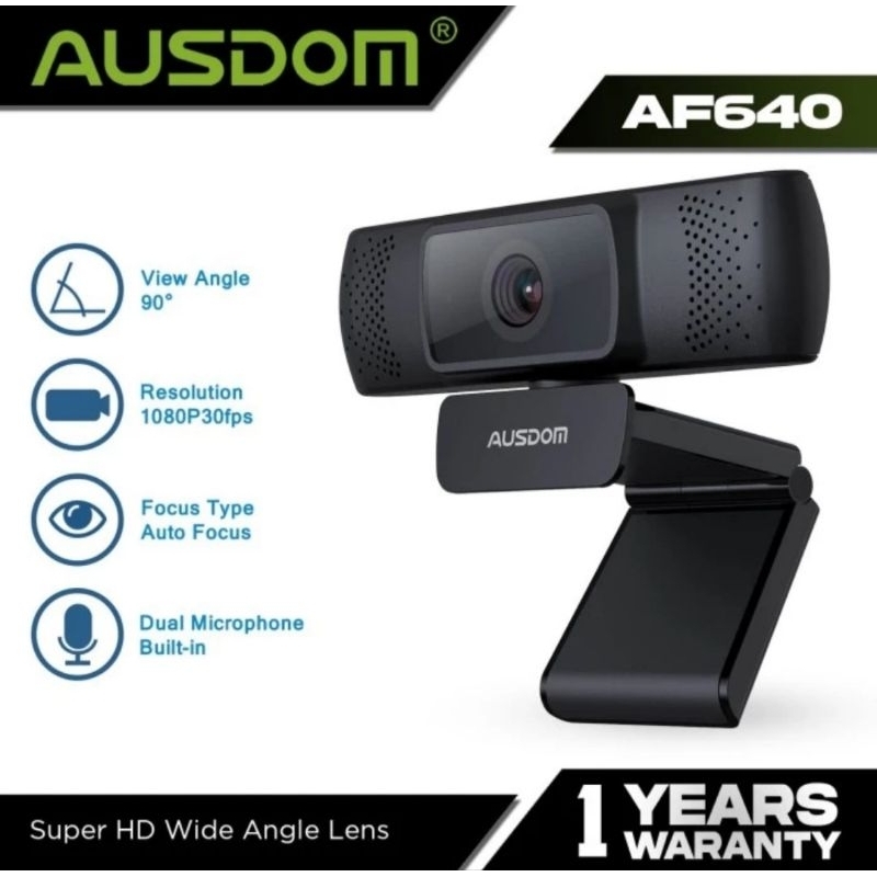 Matosio OwlEye Caméra De Visioconférence 1080P, Webcam USB Avec 2 Microphones De Conférence Antibruit, Autofocus, Grand Angle 84°, Zoom Numérique 4X, Compatible Avec Zoom/MS Teams Et Streaming OBS