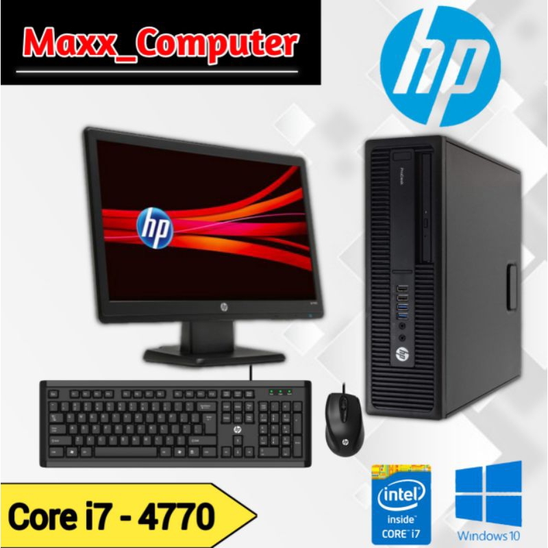 Jual PAKET KOMPUTER PC HP ProDesk 600/800 G1/ Core i7-4770_3.40ghz/ Ram ...