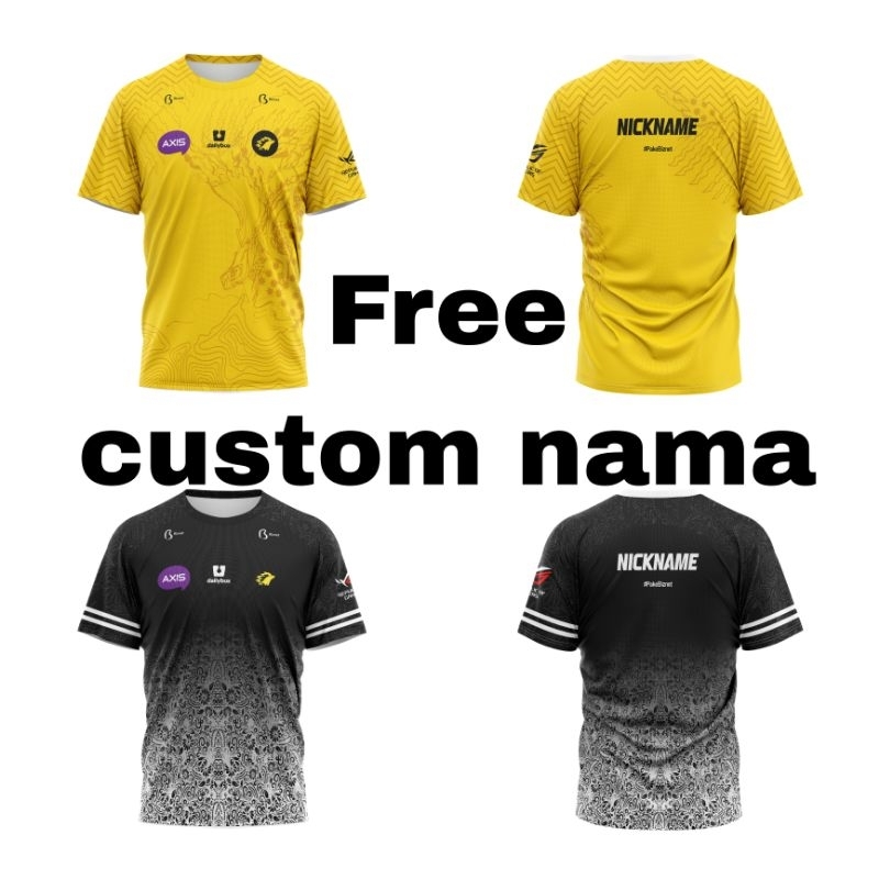 Jual Baju Kaos Jersey Gaming Esport Onic 2023 Custom Printing | Shopee Indonesia