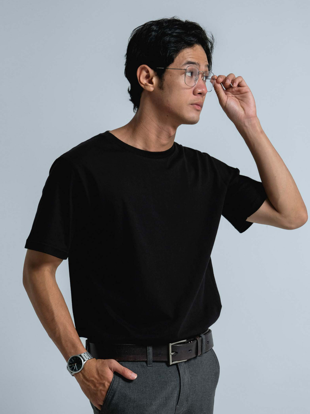 Jual JB - Basic Tee Black - Kaos Polos Pria | Shopee Indonesia