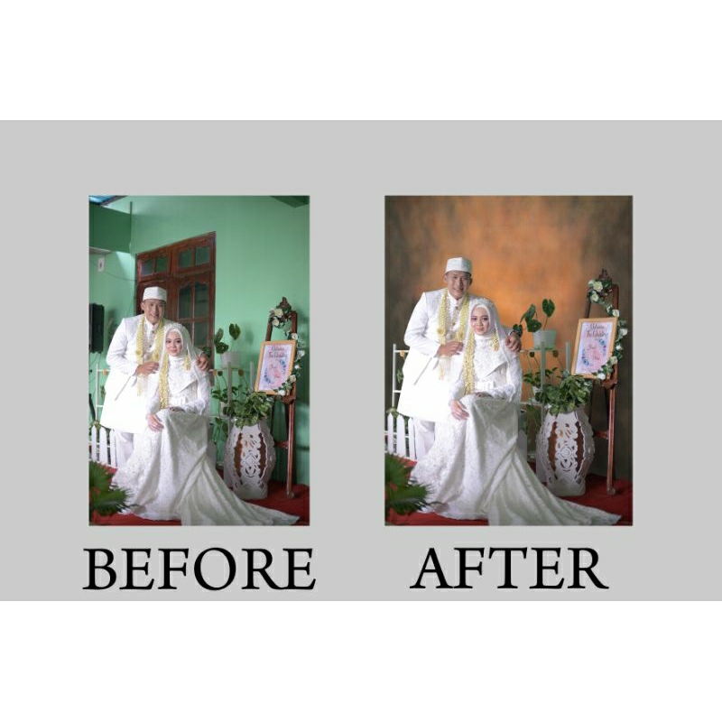 Jual Jasa Edit Background Foto Keluarga, Pas Foto, Foto Pribadi