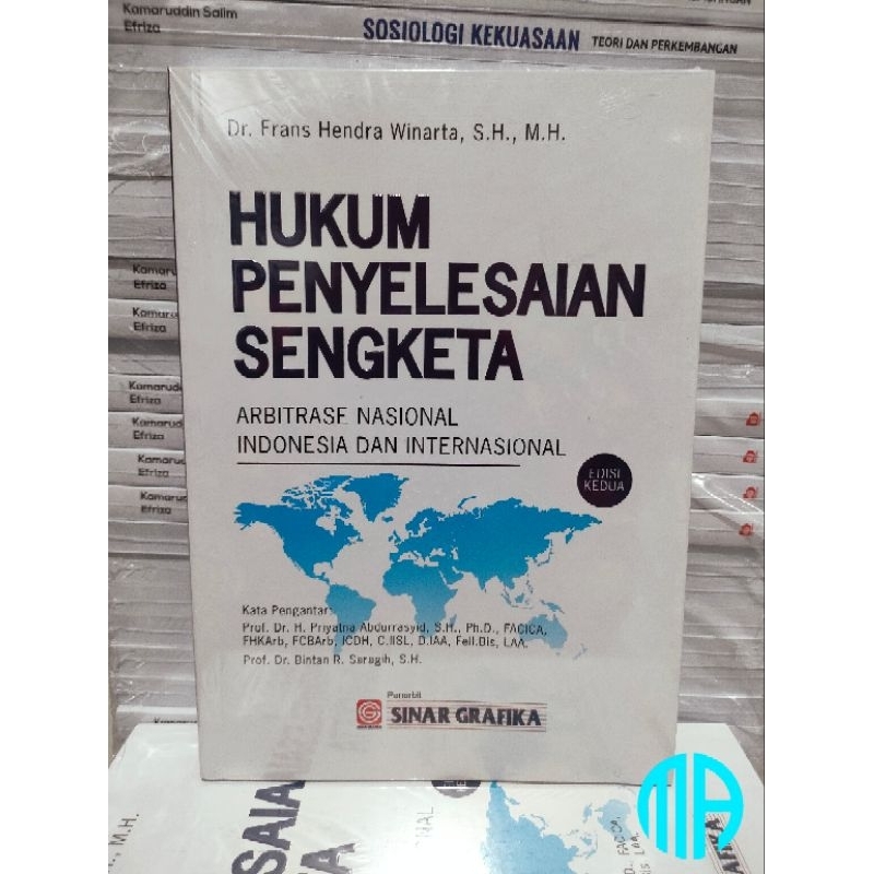 Jual Hukum Penyelesaian Sengketa Arbitrase Nasional Indonesia Dan ...