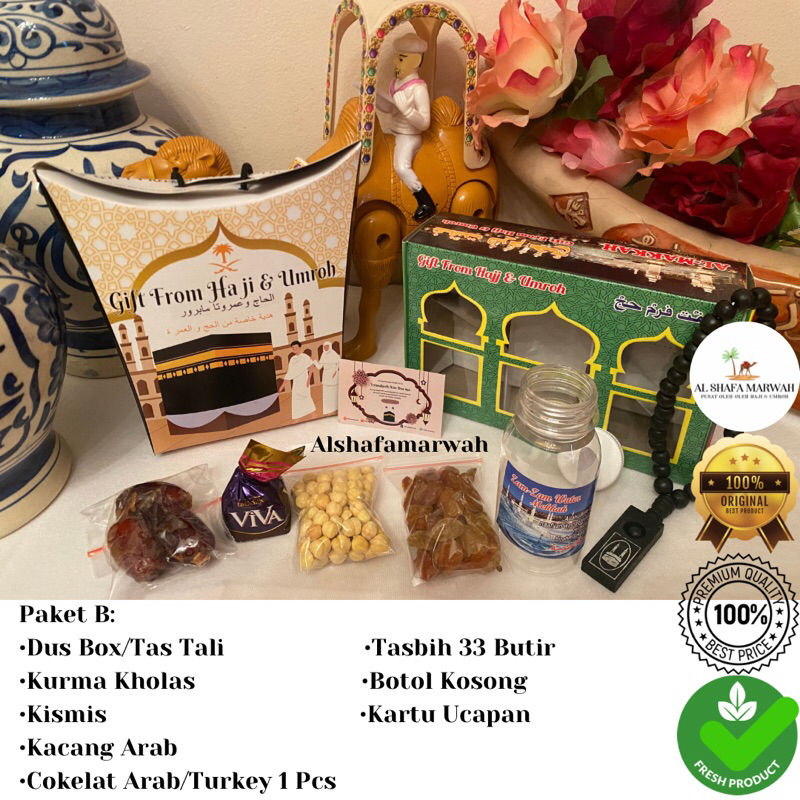 Jual Paket Oleh-Oleh Haji & Umroh Premium Free Kartu Ucapan | Paket ...