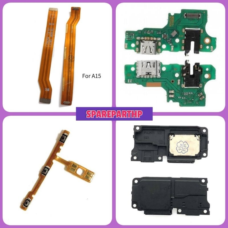 Jual OPPO A15 SPEAKER MUSIK / MAIN BOARD / ON OFF VOLUME BONUS OBENG Shopee Indonesia