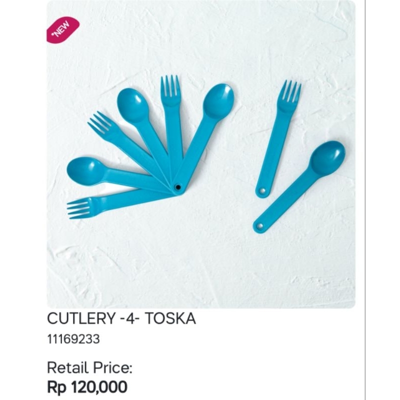 Jual Tupperware Cutlery Set 1 Pasang Shopee Indonesia