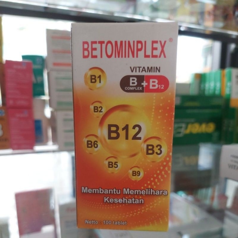 Jual Betominplex Botol isi 100 Vitamin B Complex dan B12 Vitamin B