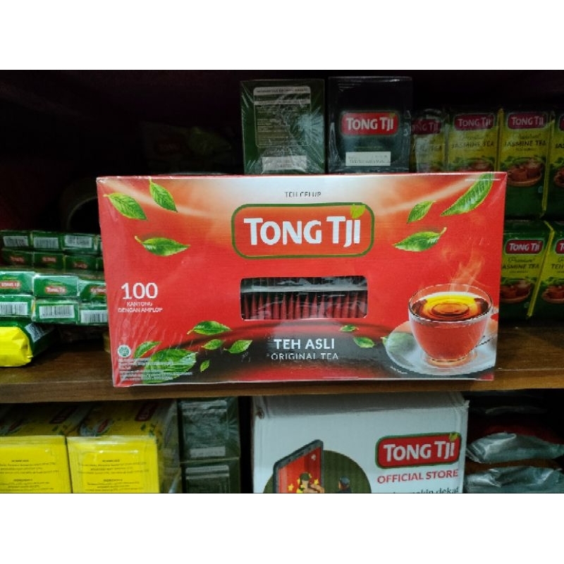 Jual Teh Celup Tong Tji Original Tea dgn Amplop 100s per Pack | Shopee ...