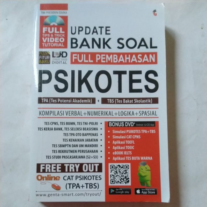 Jual Buku Psikologi Update Bank Soal Full Pembahasan Psikotes | Shopee ...