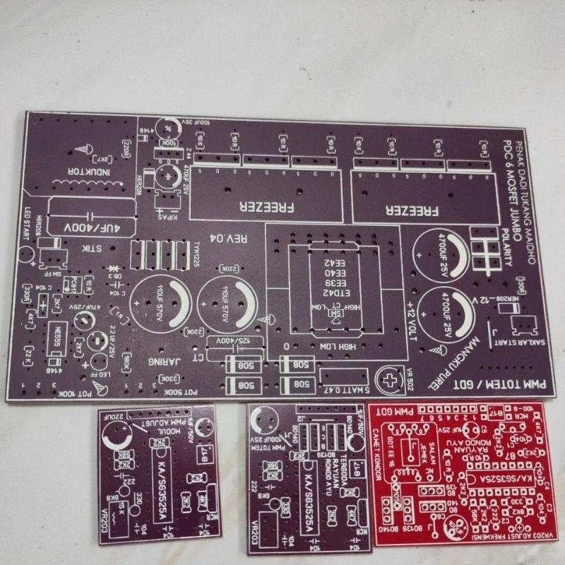 Jual pcb 6 mosfet jumbo pertinak baca deskripsi | Shopee Indonesia