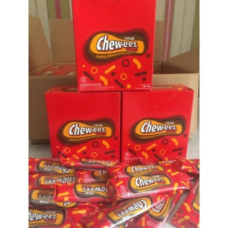 Jual Delfi Cheweez Coklat (1 pack isi 20 pcs) | Shopee Indonesia