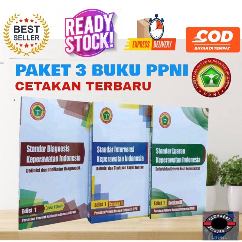 Jual PPNI PAKET 3 BUKU PPNI SDKI SIKI SLKI NANDA NIC NOCPEDOMAN STANDAR ...