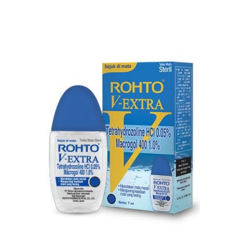 Jual rohto tetes mata eye drop dry fresh cool v extra kering / botol ...