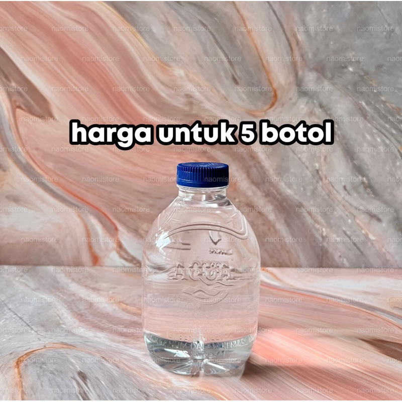 Jual Aqua Cube Air Mineral Kemasan Mini 220ml Isi 5 Botol Shopee Indonesia 8491