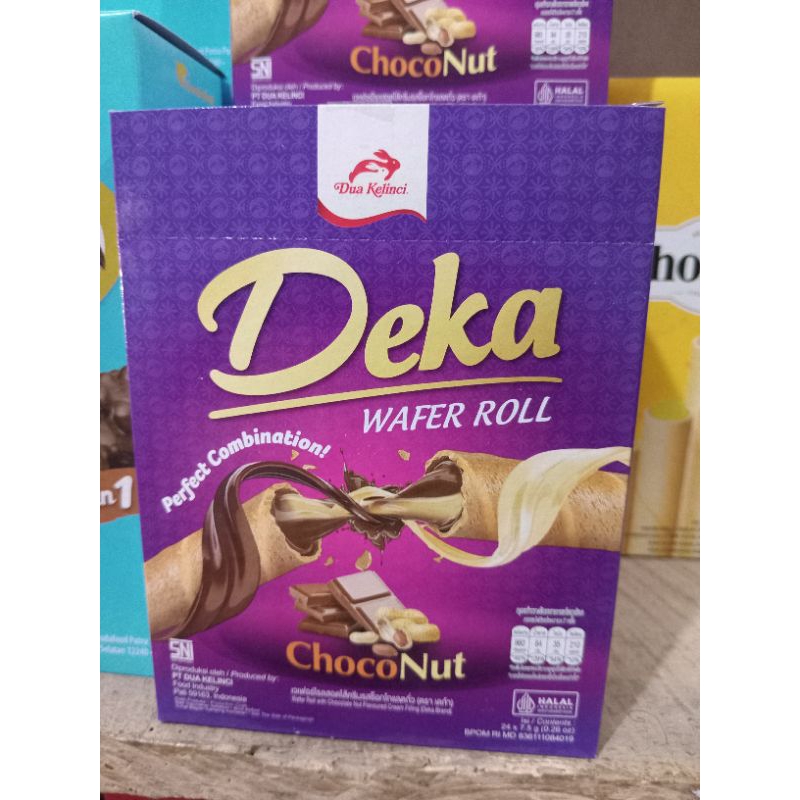 Jual Deka Wafer Roll Choconut 1 Box Isi 24 X 75g Shopee Indonesia