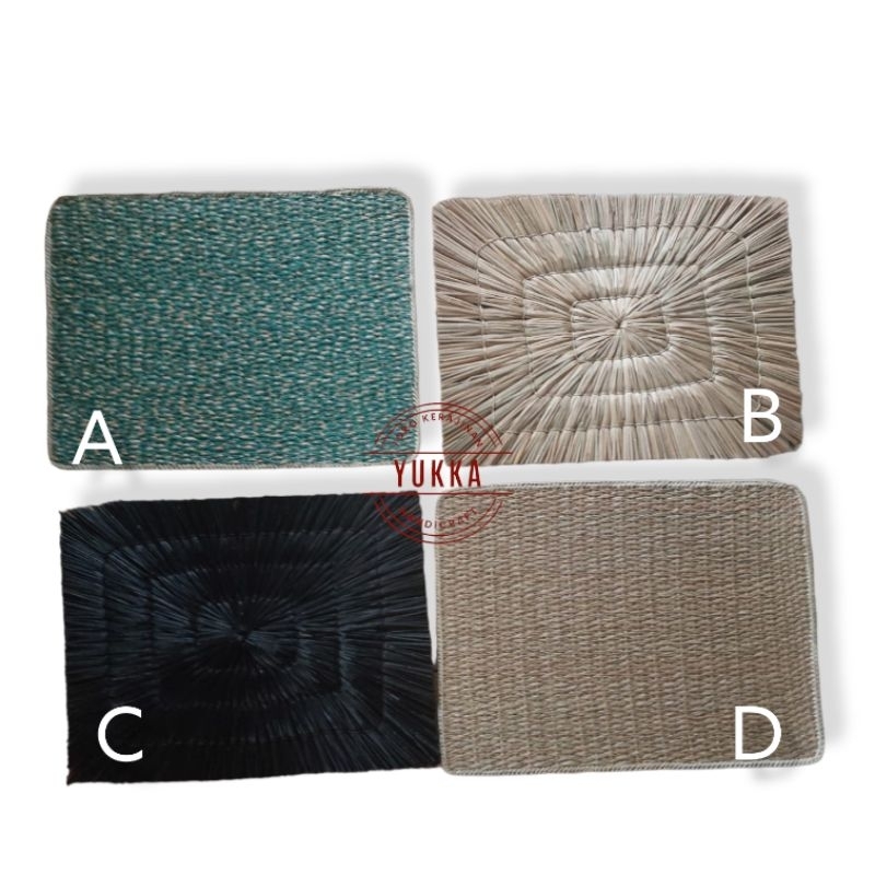 Jual placemate piring bentuk kotak /placemate persegi/tatakan piring