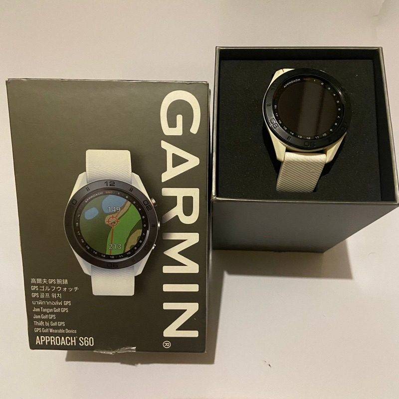 Jual 066 Smartwatch Garmin Approach S60 White Second Original