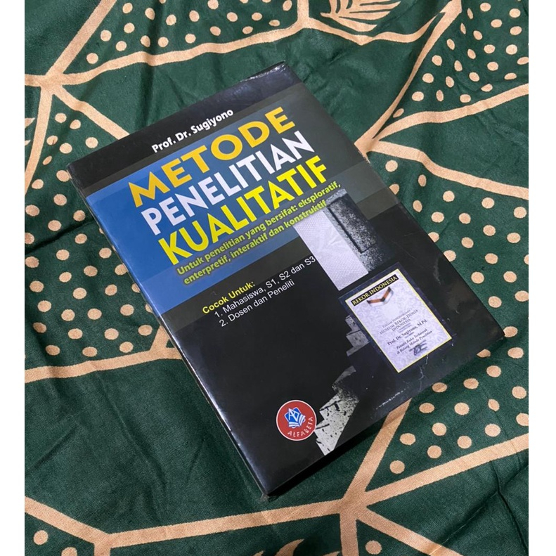 Jual Buku Metode Penelitian Kualitatif Sugiyono Bukunovel Shopee