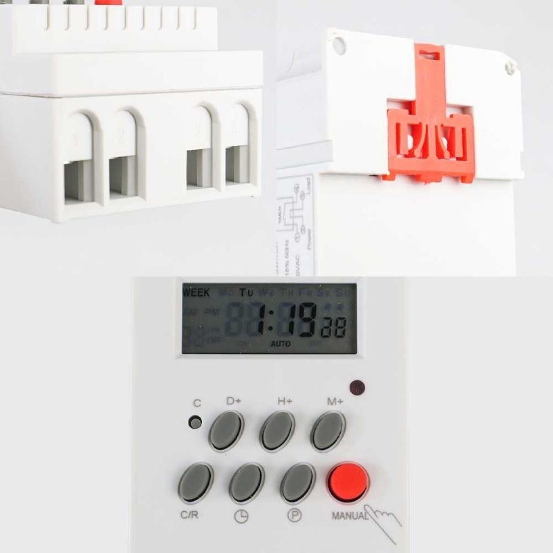 Jual KAMPA MCB [Timer Programmable Switch Relay 16A 220V 2000W - THC15A ...