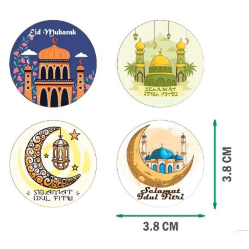Jual Stiker Lebaran 3.8cm isi 10pc Murah(COD) | Shopee Indonesia