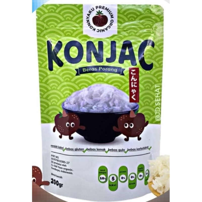 Jual Konjac Rice Beras Porang Shirataki 200gr Shopee Indonesia