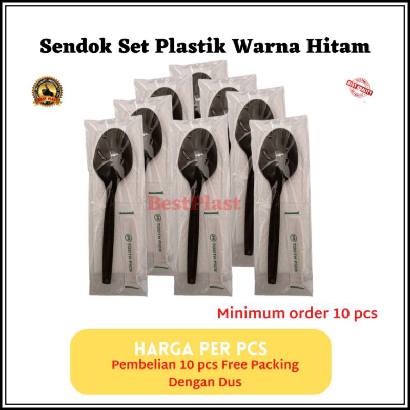 Jual Sendok Makan Plastik Set Sendok Set Plastik Tisu Tusgi Sendok